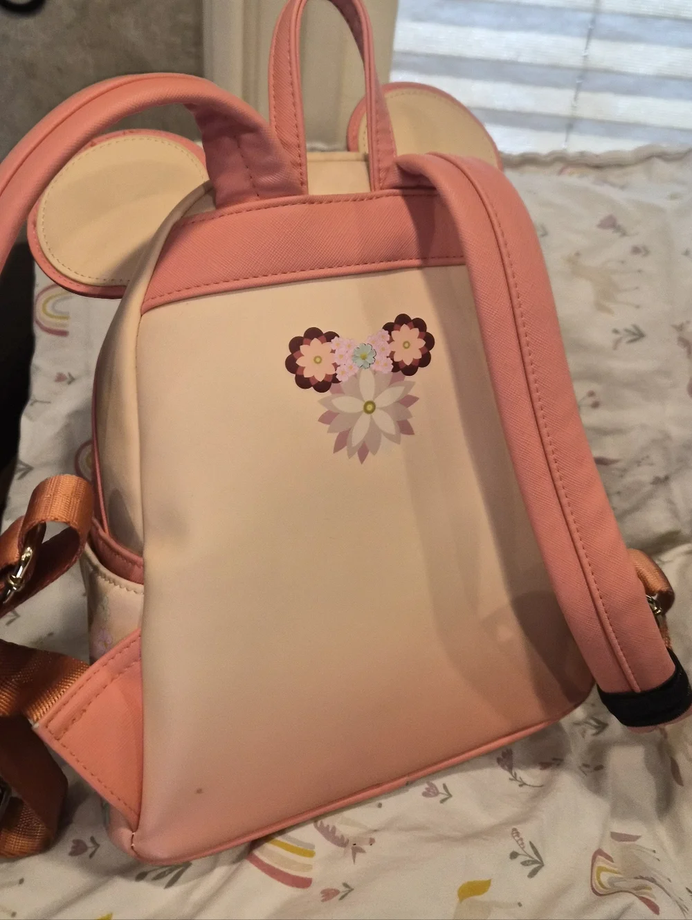 Loungefly Disney Minnie Mouse Floral Ears Mini Backpack- BoxLunch Exclusive